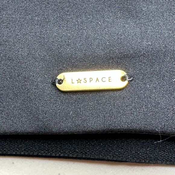 New L*Space Active Genessee One Shoulder Cropped Top Black Women’s Small NWT - Picture 6 of 9